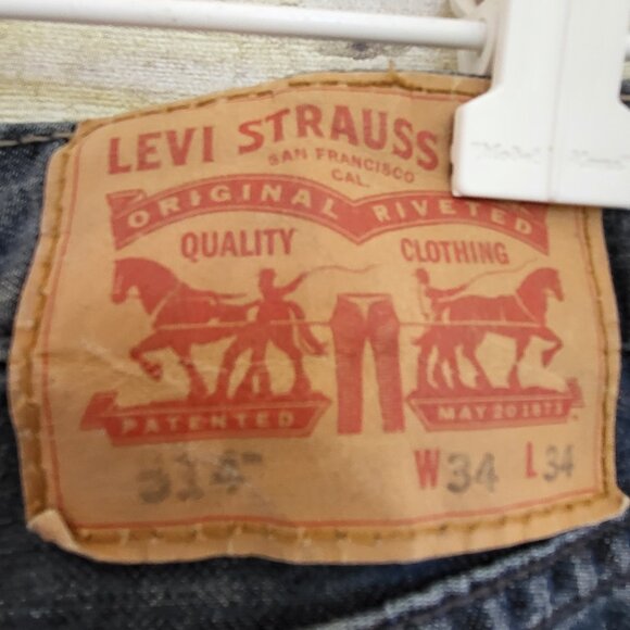 Men's 514 Levi Jeans - 34 x 34 - Very Good Used Condition - Picture 4 of 7